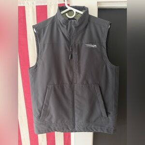 Sitka Grindstone Work Vest; Large; Obsidian